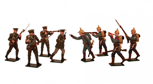 Collectible toy soldier miniature army men Outbreak of World War 1.