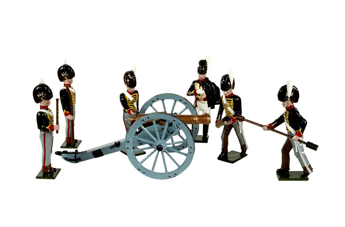 Collectible toy soldier miniature The Royal Troops of the Artillery.