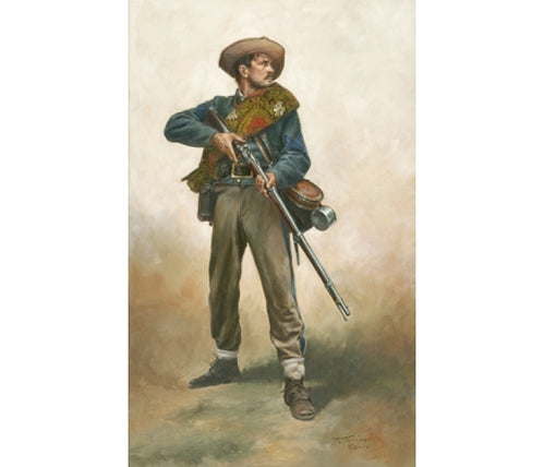 Don Troiani wall art print Confederate First Sergeant.