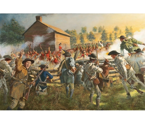 Don Troiani wall art print Huck's Defeat Williamson's Plantation.