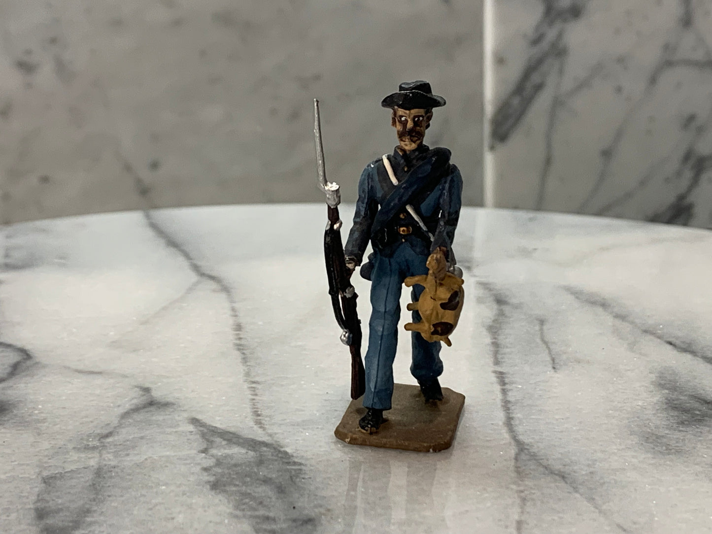 Confederate Toy Soldier with pig