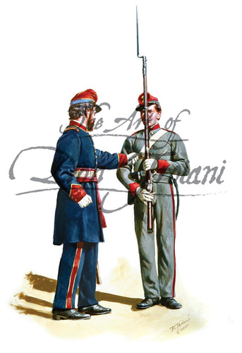 Don Troiani wall art print Charleston Zouave Cadets 1861.