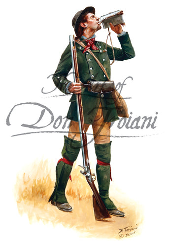 Don Troiani wall art print Private of the 3rd Battalion New York Provincials, 1758.