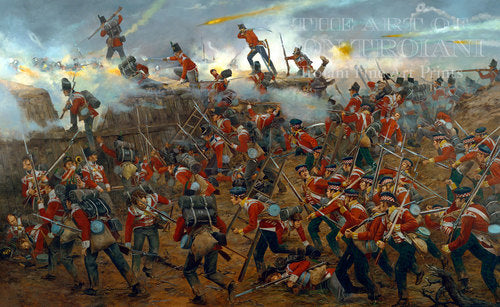 Don Troiani wall art print Battle of New Orleans 1815.