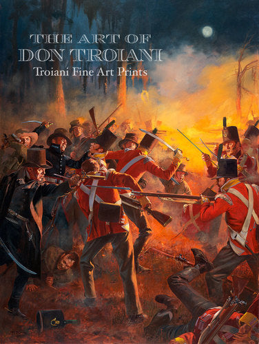 Don Troiani wall art print The Night Battle of New Orleans.
