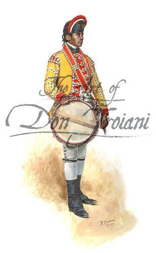 Don Troiani wall art print 29th Regiment Drummer 1770.