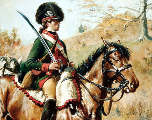  Don Troiani Wall art print A Dragoon soldier on horse back. Beautiful rolling hills in the background