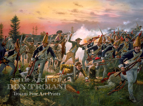 Don Troiani wall art print Breymann's Redoubt, Battle of Saratoga 1777.