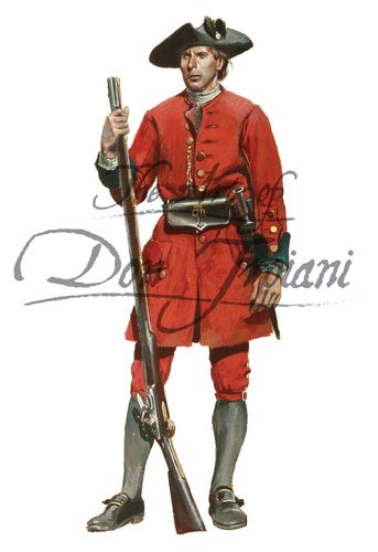 Don Troiani wall art print The Virginia Regiment 1754.