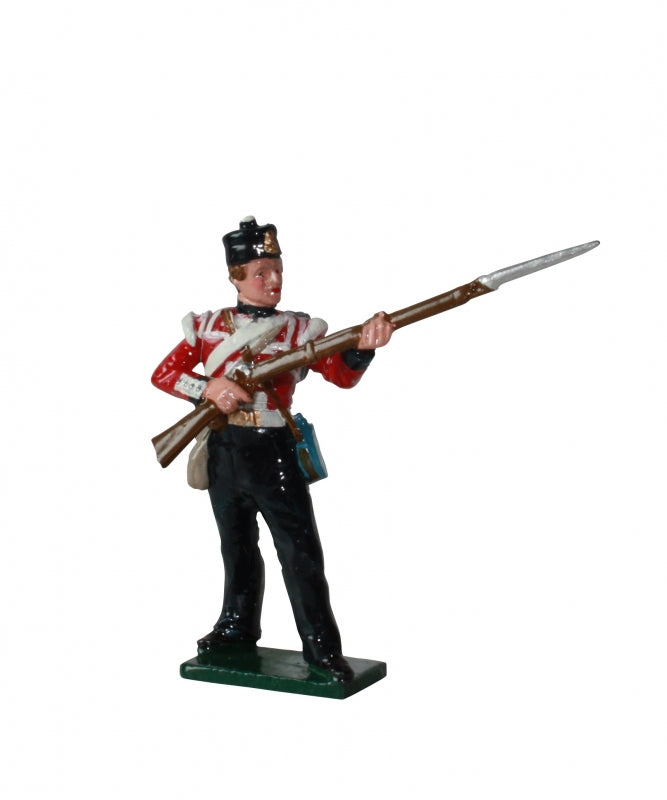 Collectible toy soldier miniature British Infantry Private.