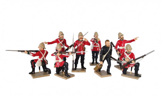 Collectible toy soldier army man set 24th Regiment of Foot.