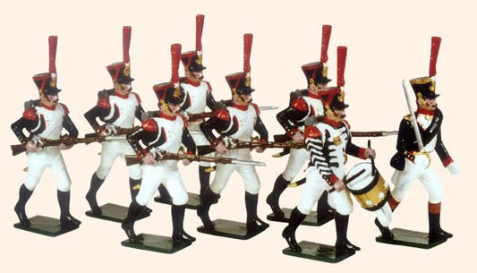 Collectible toy soldier miniature French Line Infantry Grenadiers.