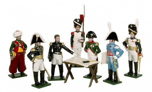 Collectible toy soldier army men set Napoleons Headquarters