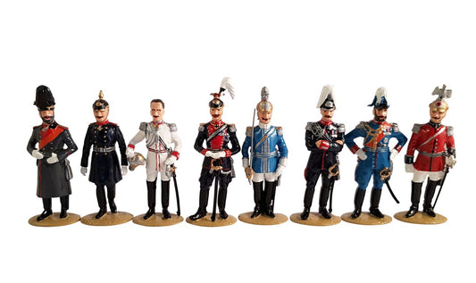 Collectible toy soldier army men set Kaiser Wilhelm II the Imperial German Army Part II.