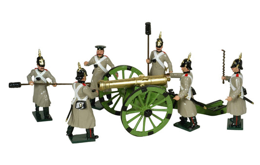 Collectible toy soldier army men Russian Artillery (Crimean War)