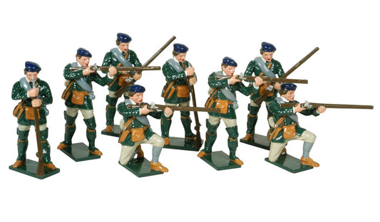 Collectible toy soldier army men Rogers Rangers North America 1750