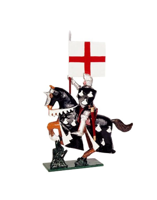 Collectible toy soldier miniature Knight on Horseback