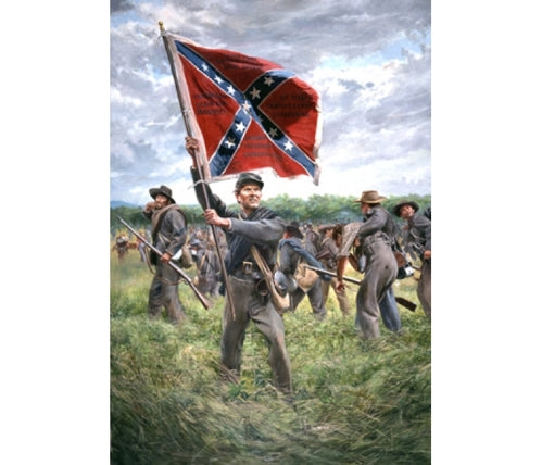 Don Troiani wall art print Unconquered 1st Tennessee Colorbearer.
