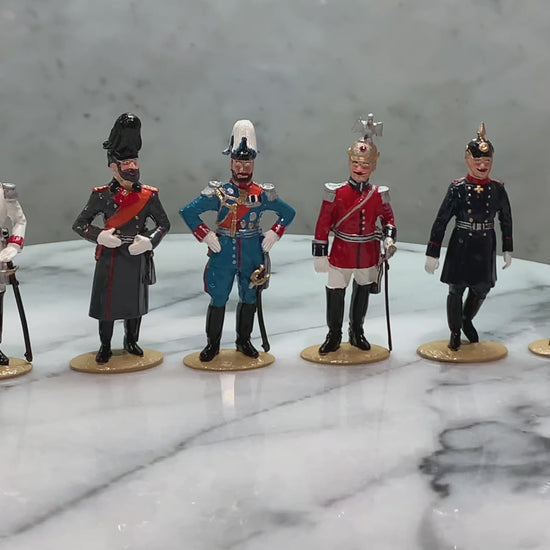 view of Collectible toy soldier army men set Kaiser Wilhelm II the Imperial German Army Part II..