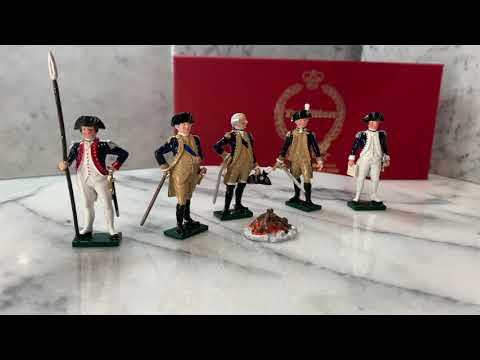 360 view of toy soldier set "American Generals"