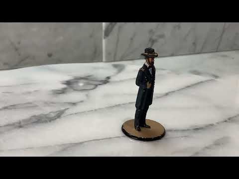 Video of toy soldier General Grant