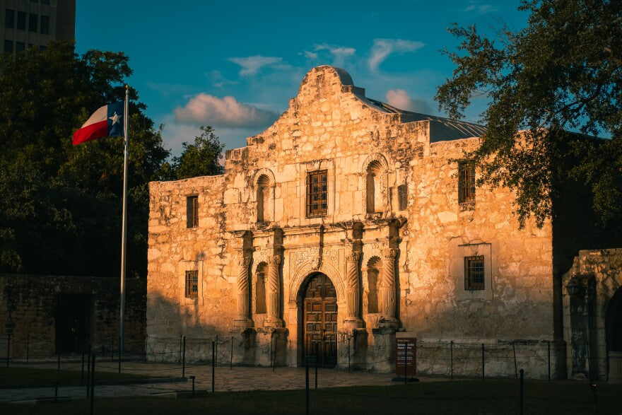 The New Alamo Facade